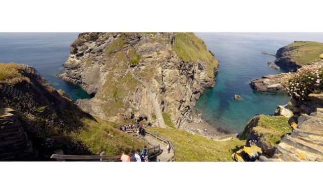 A view next to Tintagel Castle